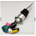 Custom Tropical Toucan Champagner Weinflaschenstopper